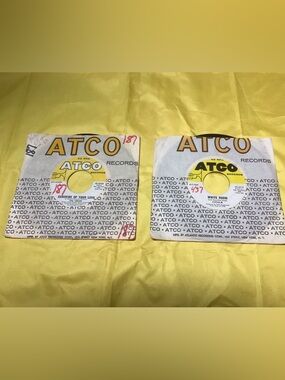 Vintage  ‘60’s Cream (w/ Eric Clapton) Vinyl 45 RPM Singles X 2